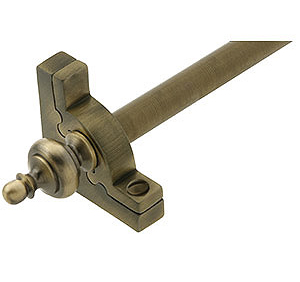 Sovereign Urn Plain Stair Rod - Antiqued